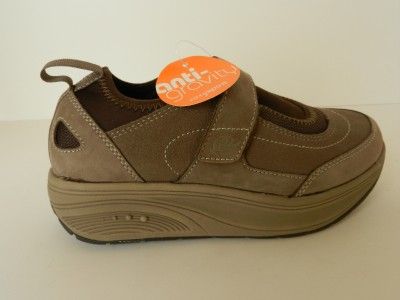   Easy Spirit GIGIS Leather ANTIGRAVITY Walking Shoes US 5.5 Tan  