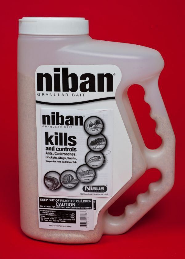 Niban Bug Bait Kills Ants Cockroaches Crickets Slugs  