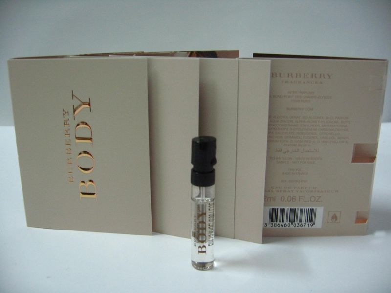 10 ) BURBERRY BODY eau de parfum Sample Spray  