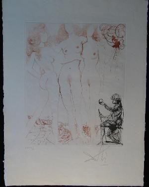 DALI Judgment Paris Mythology Certified Dali Archives  