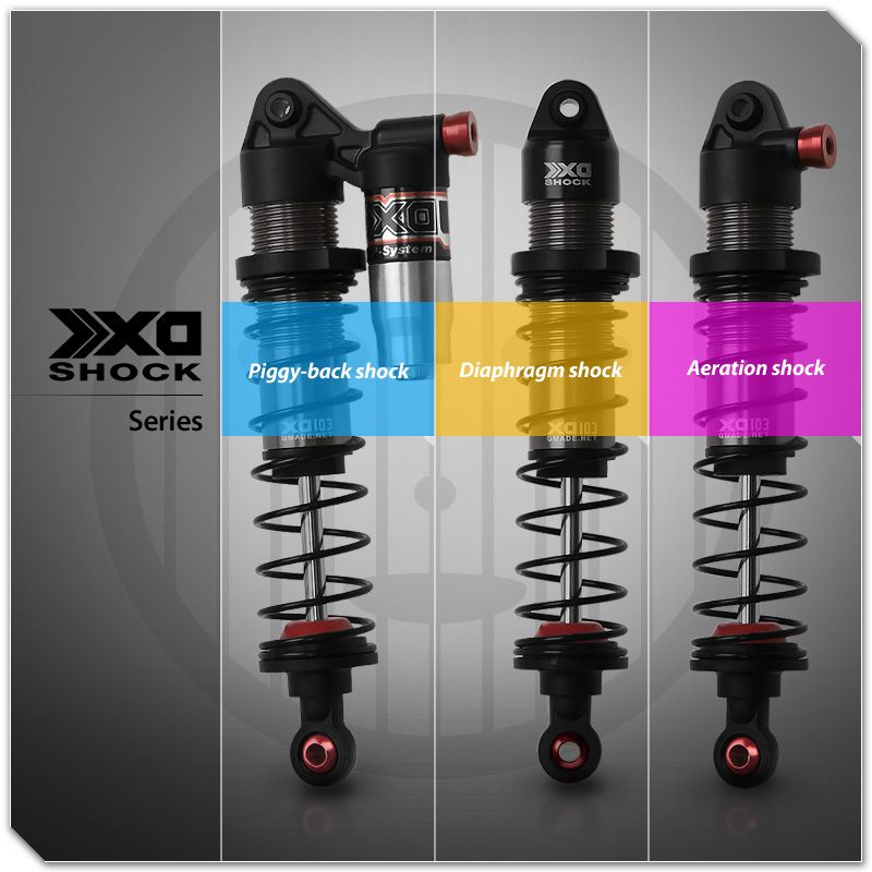 GM21007 Gmade XD Piggyback Shock 103mm (2) R1 Axial Wraith XR10 Emaxx 