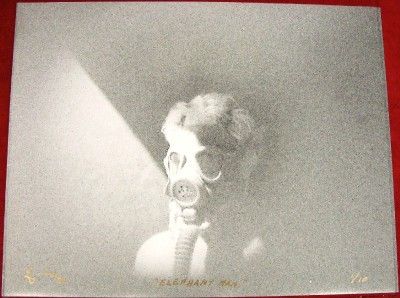 ELEPHANT MAN STARBUCK PINHOLE Gas Mask PHOTOGRAPH EUREN  