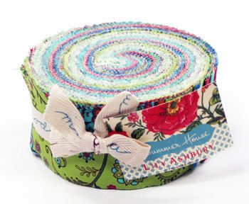 FABRIC Jelly Roll ~ SUMMER HOUSE ~ Lily Ashbury MODA  