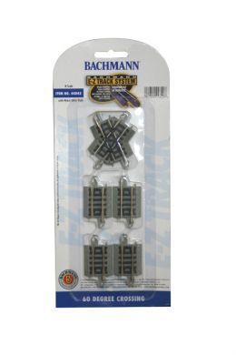 BACHMANN E Z TRACK 60 DEGREE CROSSING #44842 N SCALE  