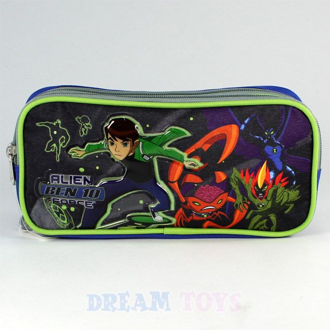   Ben 10 Alien Force Pencil Case School Supply Pouch 875598497804  