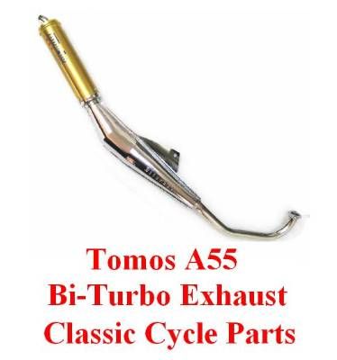 Tomos Arrow Revival BiTurbo Bi Turbo Muffler Exhaust  