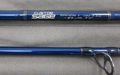   Xi2 Titanium Reel Seat 9 12 wt Anderson Custom fly fishing rod 1290 4