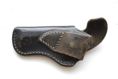 vintage BIANCHI holster S&W K 3 colt .357 revolver snub nose leather 