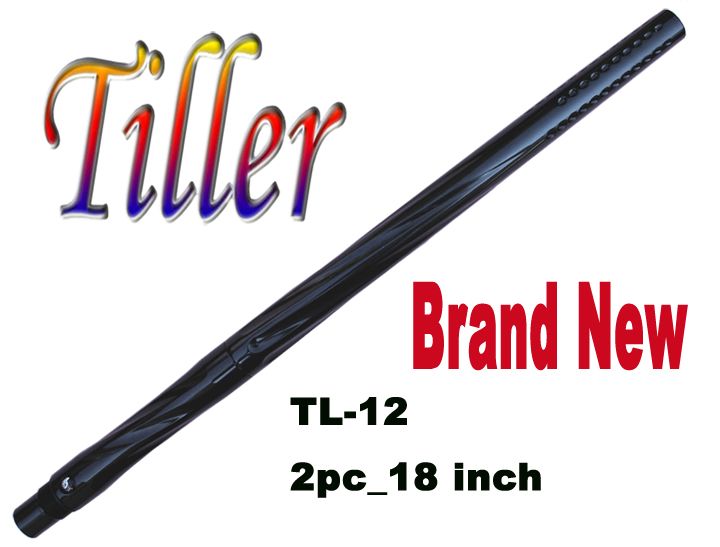 TL 12 Paintball Sniper Barrel 2pc_18 wBlack   Spyder  