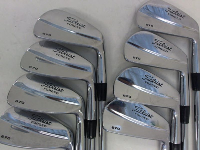 Tour Issue Titleist 670 Forged Iron Set 3 PW Steel X Stiff Right 