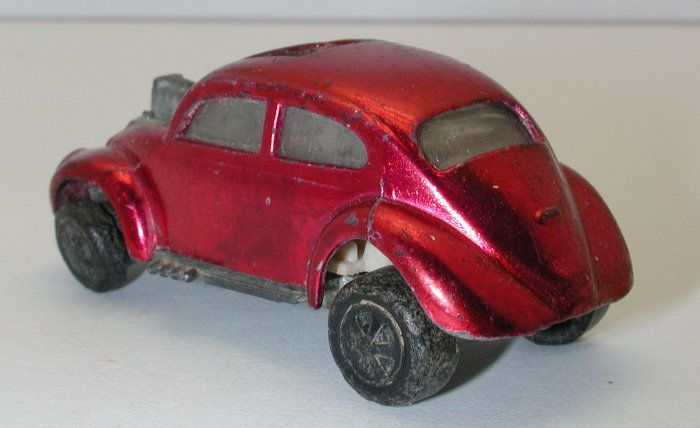 Redline Hotwheels Red 1968 Custom Volkswagen  