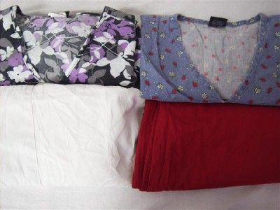 Medical Dental Scrubs Lot 8 PRINTED Outfits Sets Sz S SM SMALL DISNEY 