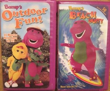 HUGE Lot 17 BARNEY & FRIENDS DINOSAUR VHS VIDEOS MOVIES  