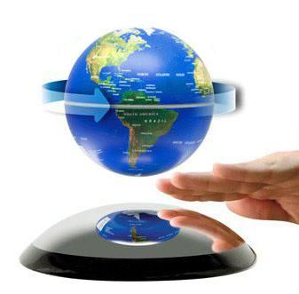 Magnetic Levitation Floation Educational Globe Map  