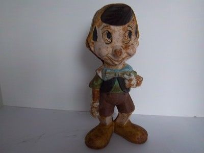 Vintage Cast Iron Pinocchio Bank  