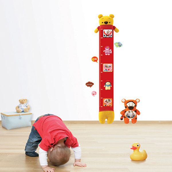 WINNIE THE POOH Childrens Growth Chart Wall STICKERS  