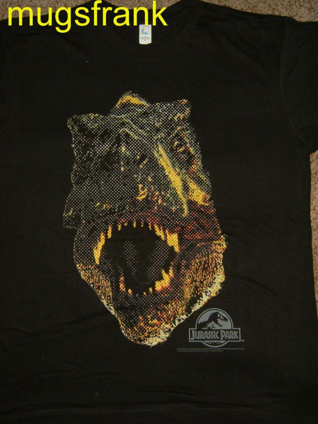 Jurassic Park Movie Dinosaur T Rex Closeup T Shirt  