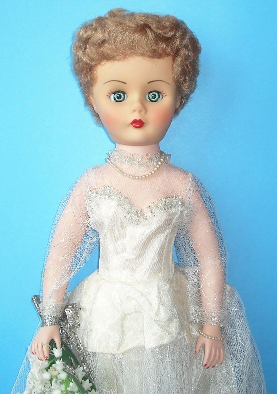 1950s POLLY PONDS BRIDE DOLL w/Org Box   2 FT Tall  