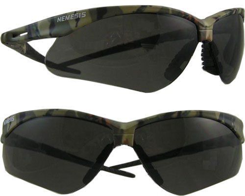 Jackson Nemesis Camo Safety Glasses Smoke A/F Lens  