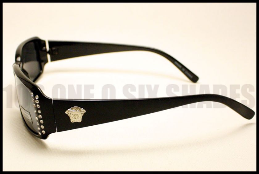 RHINESTONE Women Sunglasses BLACK New Shades  