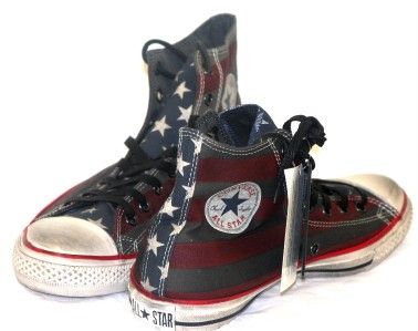    Converse JOHN VARVATOS CT Spec RWB/Black Stars & Stripes Hi Top 11.5