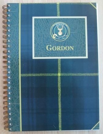 Gordon TARTAN GIFT STATIONERY NOTEBOOK JOURNAL DIARY  