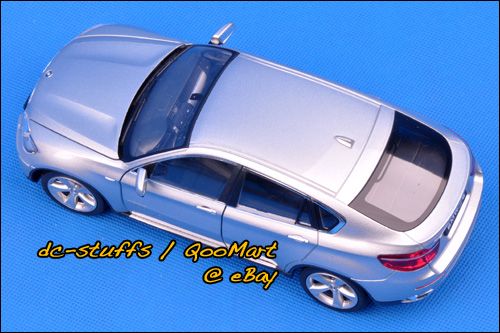 Welly 124 BMW X6 Diecast Model Car SILVER  