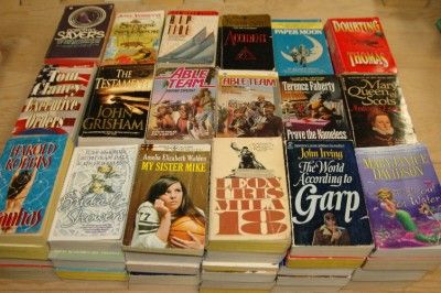 Lot of 50+ Paperback Books   Great Reading Copies  