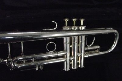 GLENN EDWARDS SILVER PLATED TRUMPET Trumpet WITH ORIGINAL GLENN 