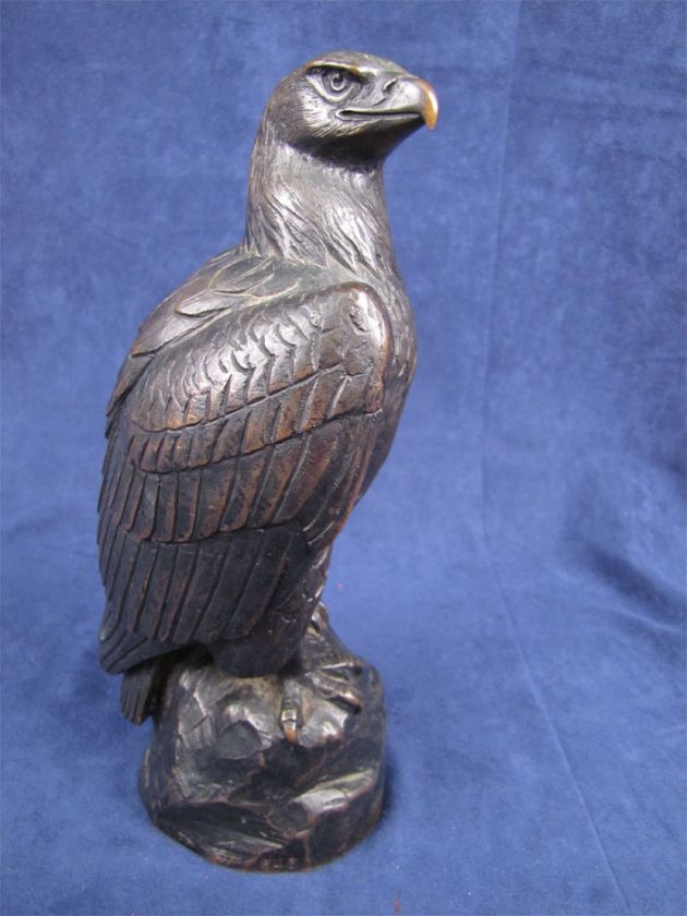 Bronze Sculpture Bald Eagle Joseph Boulton Signed #548  