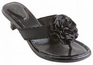 NEW SWITCHFLOPS LILLY BLACK KITTEN HEEL SWITCHFLOP SHOE  