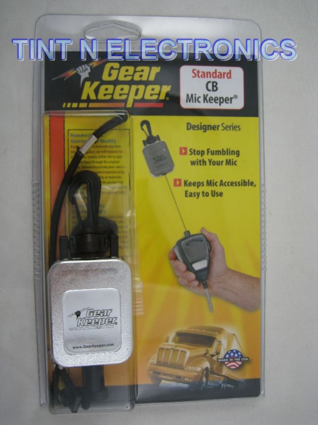 GEAR KEEPER RT2 4712 CHROME RETRACTABLE CB MIC KEEPER  