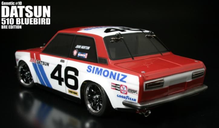 10 RC CAR ABC HOBBY GENETIC DATSUN 510 BLUEBIRD BRE  