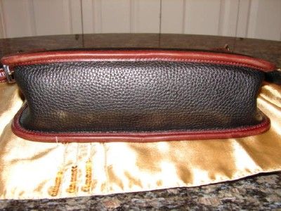 BRIGHTON Emma BLK Pebble & Brown MOC CROC Leather Purse  