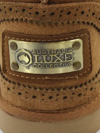   Brand New Australia Luxe Co Brogue Short Chestnut Boots Shoes  