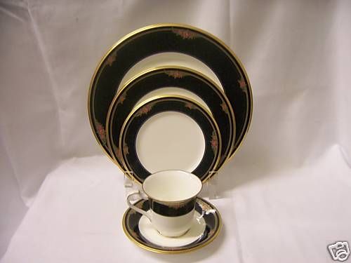 NORITAKE VENETIAN ROSE 5PC PLACE SETTING NEW  