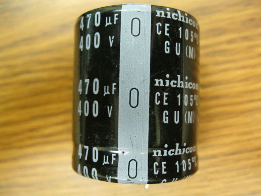 Nichicon CE 105 c GU (M) 400v 400 Volt 470 uF Capacitor  