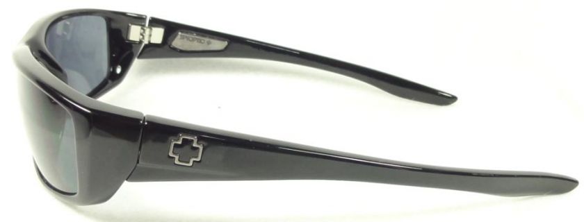 NEW Spy Optic Curtis Sunglasses Shiny Black Grey RARE  