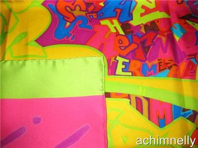   HERMÈS MULTICOLOR SCARF GRAFFITI GRAFF HERMES CARRE MPRS  