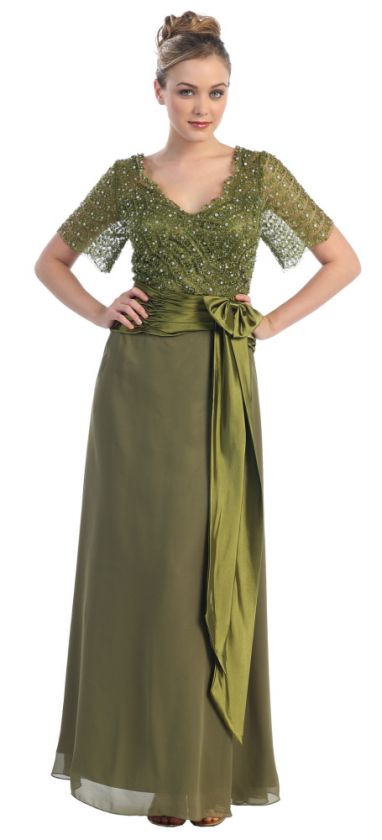 Short Sleeve Mother Of The Bride Special Event Dress  