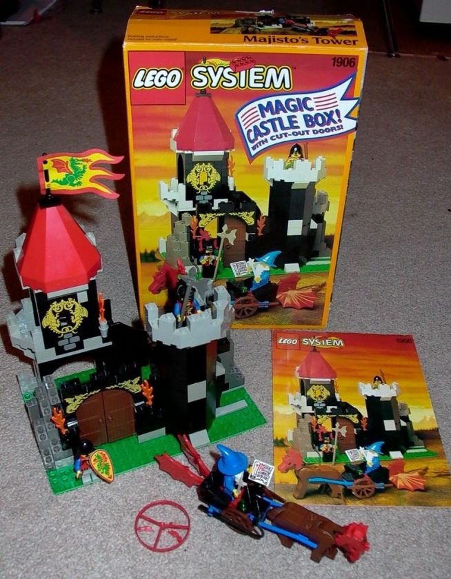 Lego 1906 CASTLE Dragon Master Majistos Tower with box  