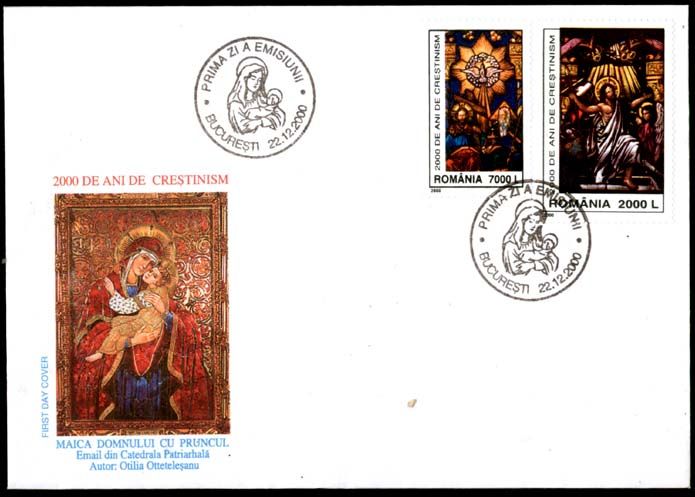 SANTA CLAUS XMAS 5 COVER FDC 1996/2000 ROMANIA,HUNGARY  