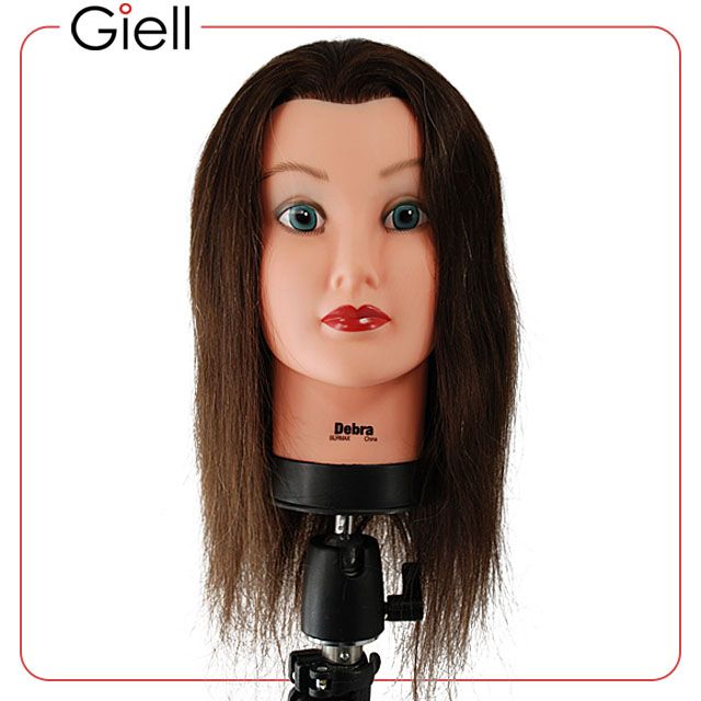 21 Cosmetology Mannequin Head 100% Human Hair   Debra  