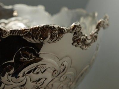 Huge Highly Ornate Champagne / Wine Cooler / Punch Bowl   Silver 