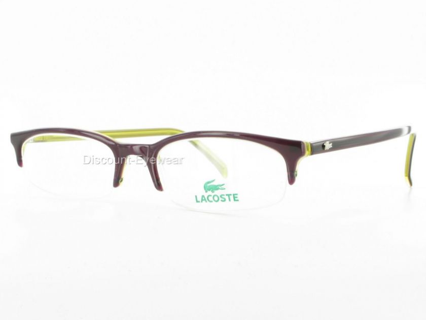 Stylish Designer Semi Rimless LACOSTE 4800 EYEGLASSES  