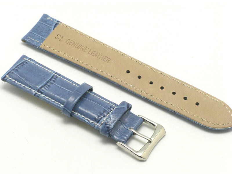   Strap Croco fits Citizen Seiko TAG Heuer Breitling Omega Movado & more