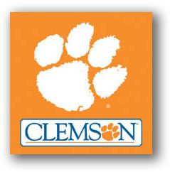 CLEMSON TIGERS NCAA COLLEGE PADDED SEAT CUSHION  