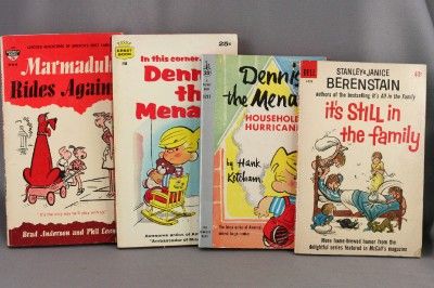 Vintage Lot PB Dennis The Menace Marmaduke Comic Books  