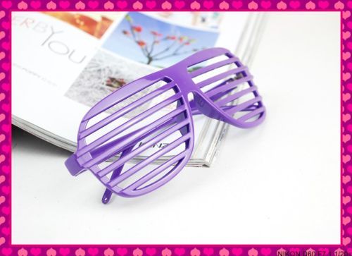 1x purple Shutter Glasses Shades Sunglasses Club Party  