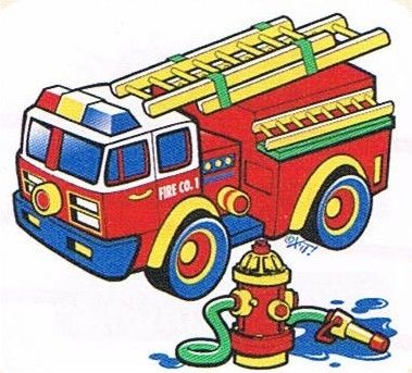 FIREFIGHTER TRUCK Cool Boys Kids Baby Funny T Shirt  